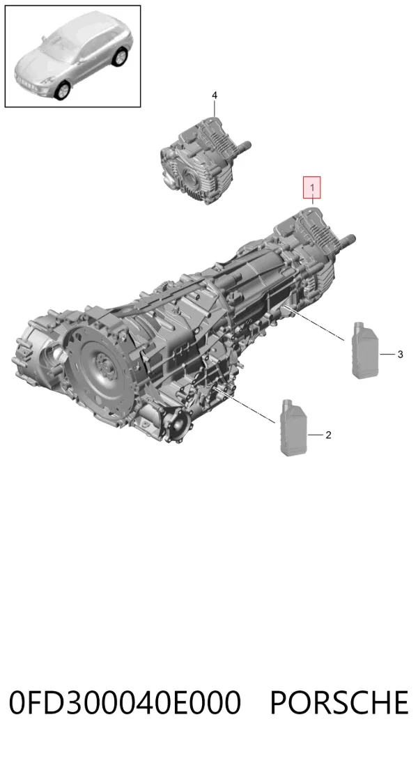 АКПП 0FD300040E000 Porsche