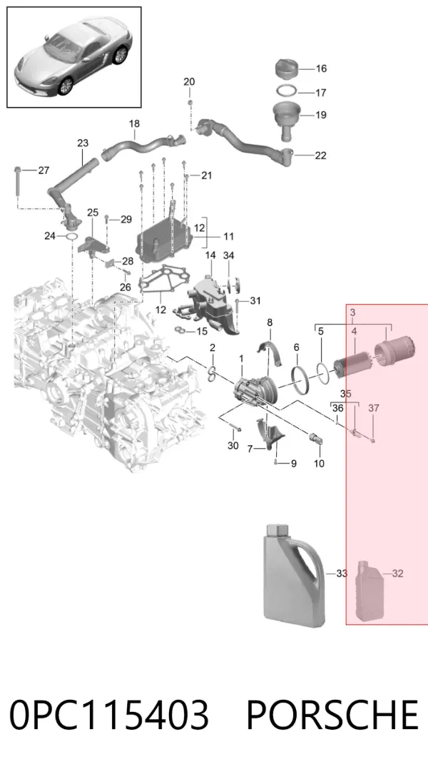  0PC115403 Porsche