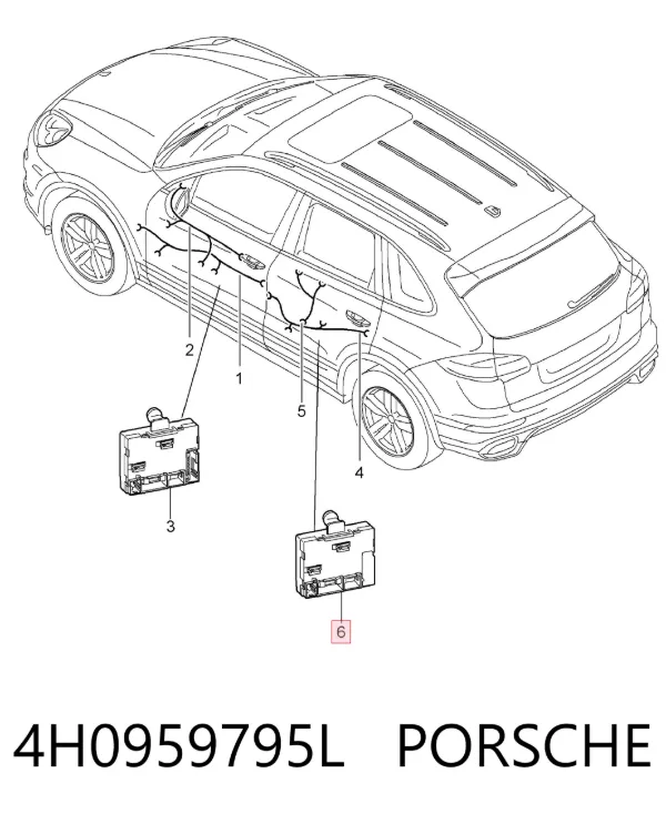  4H0959795L Porsche