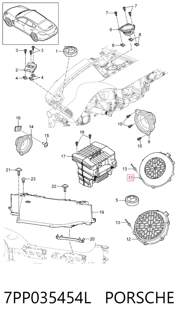  7PP035454L Porsche