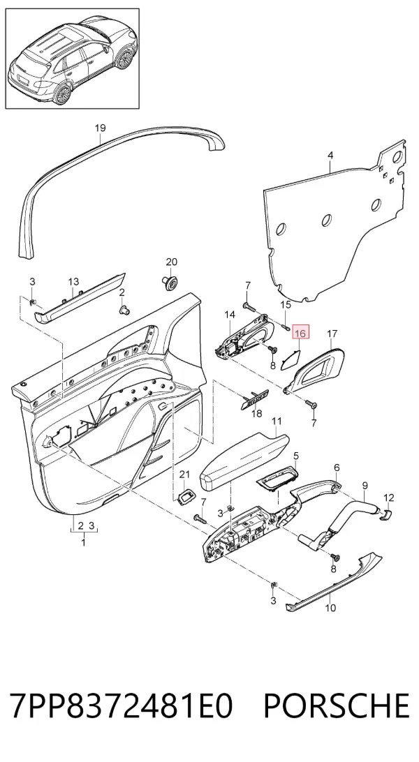  7PP8372481E0 Porsche