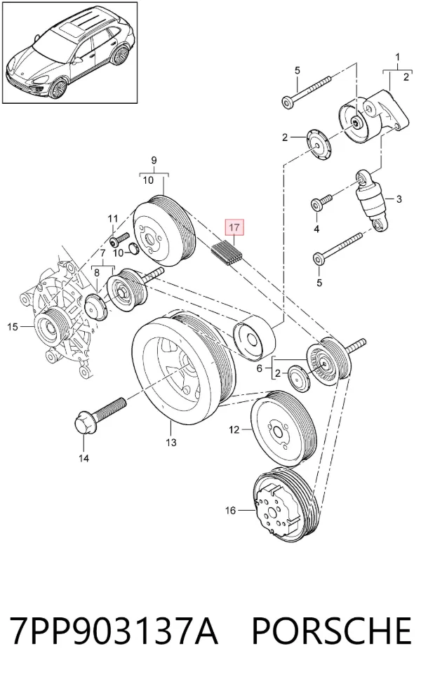  7PP903137A Porsche
