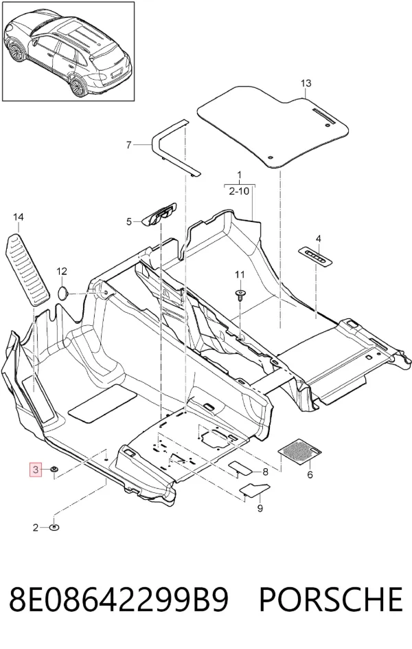  8E08642299B9 Porsche