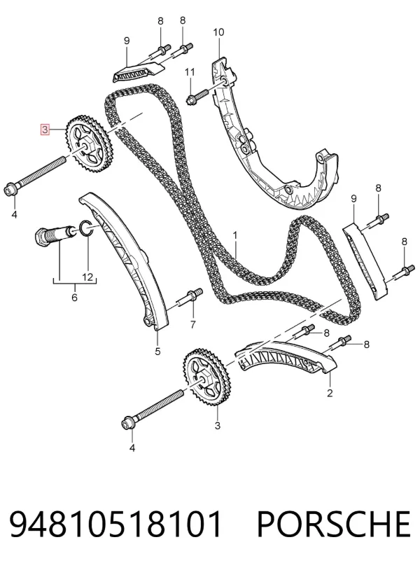  94810518101 Porsche