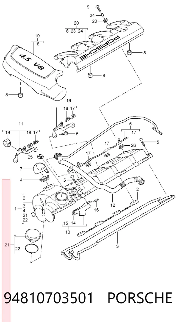  94810703501 Porsche