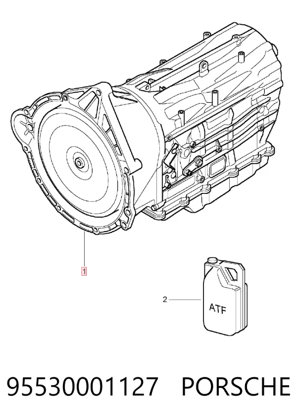 АКПП 95530001127 Porsche