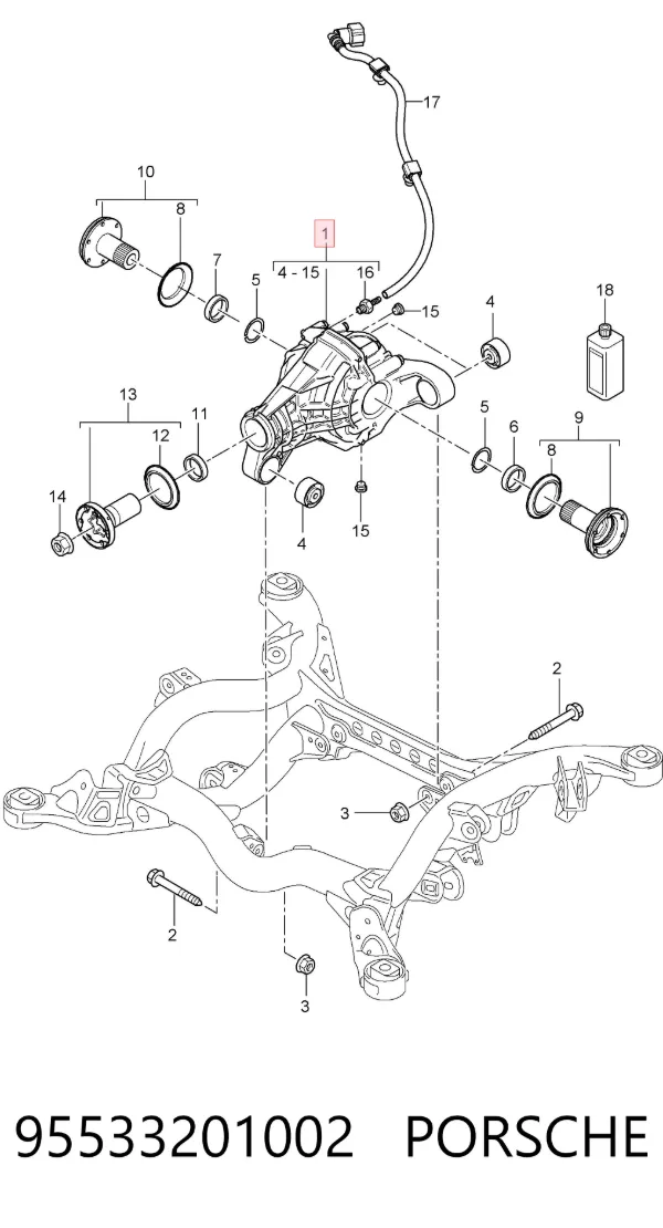  95533201002 Porsche