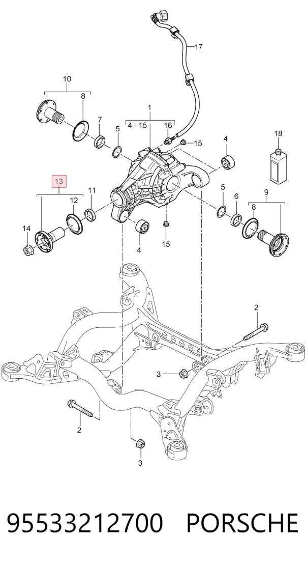  95533212700 Porsche
