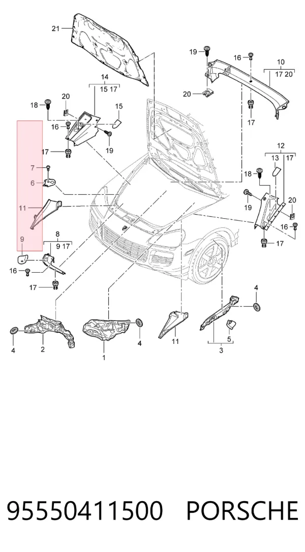  95550411500 Porsche