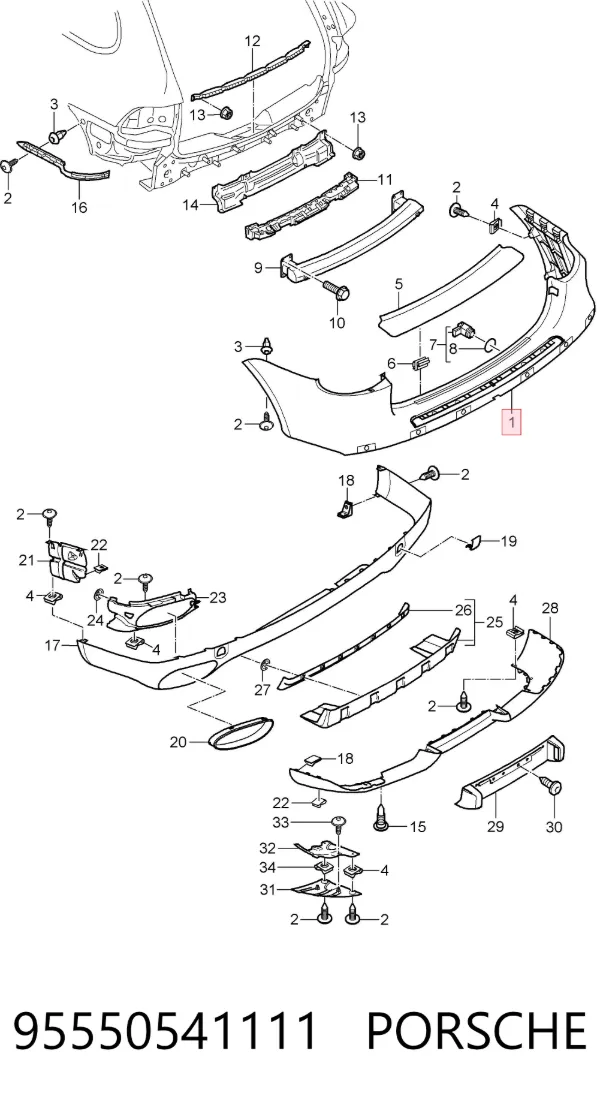  95550541111 Porsche