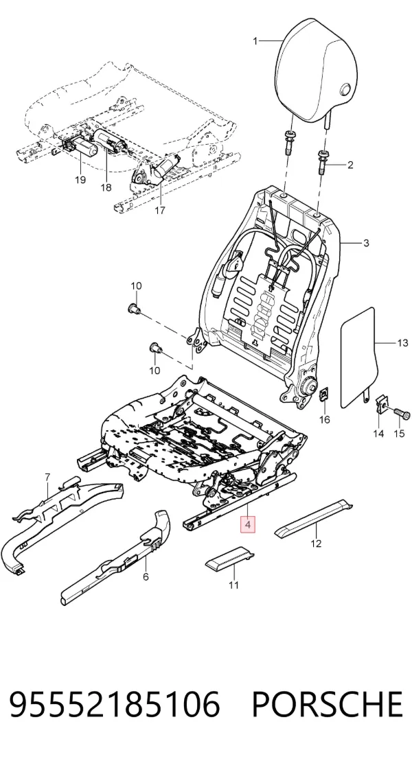  95552185106 Porsche