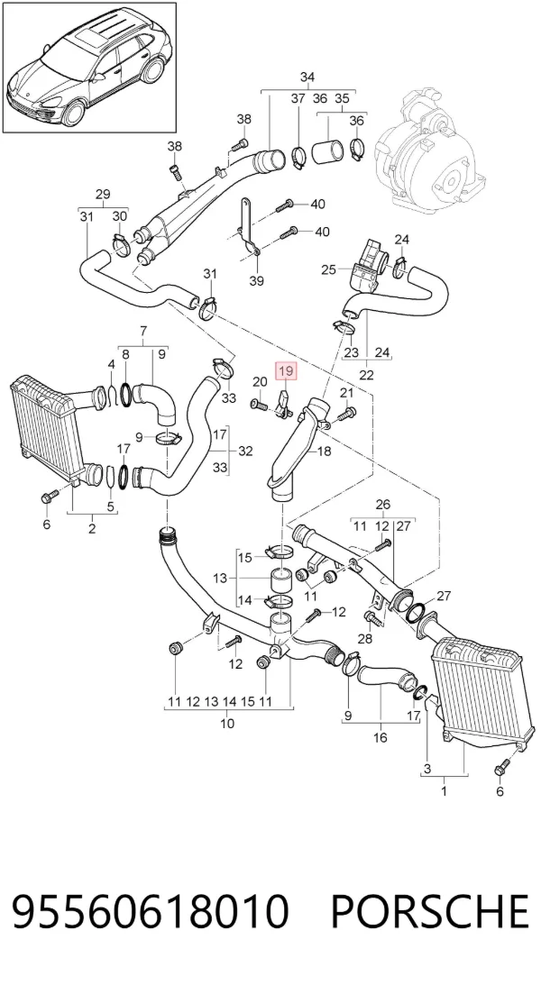 МАП Сенсор 95560618010 Porsche