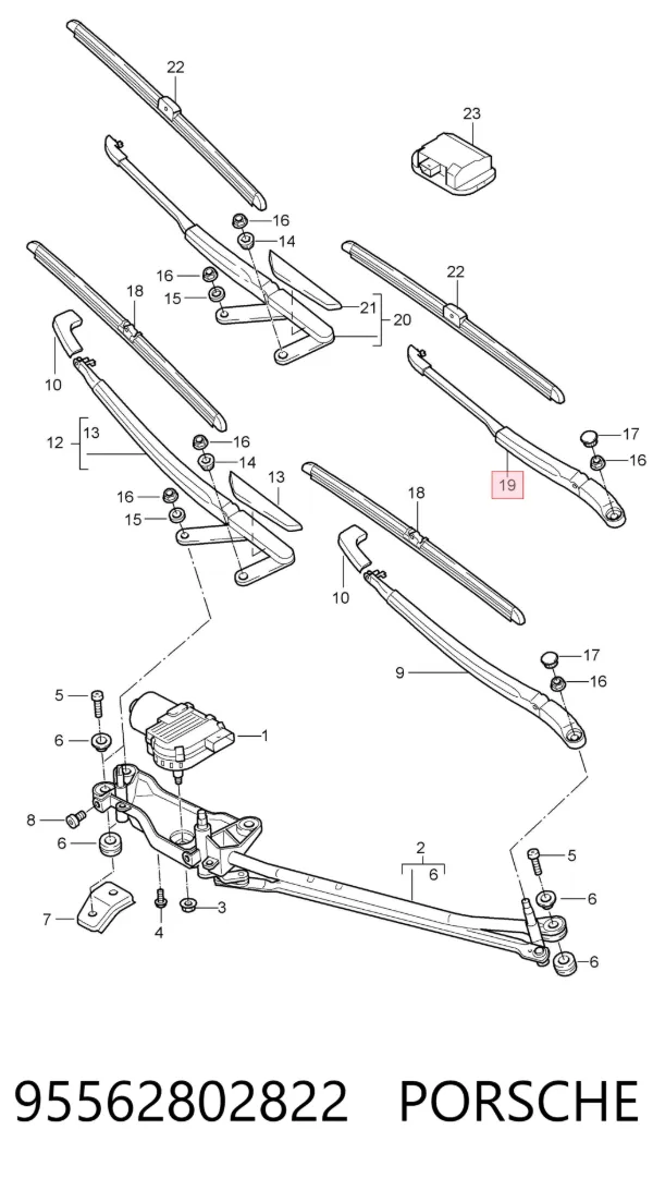  95562802822 Porsche