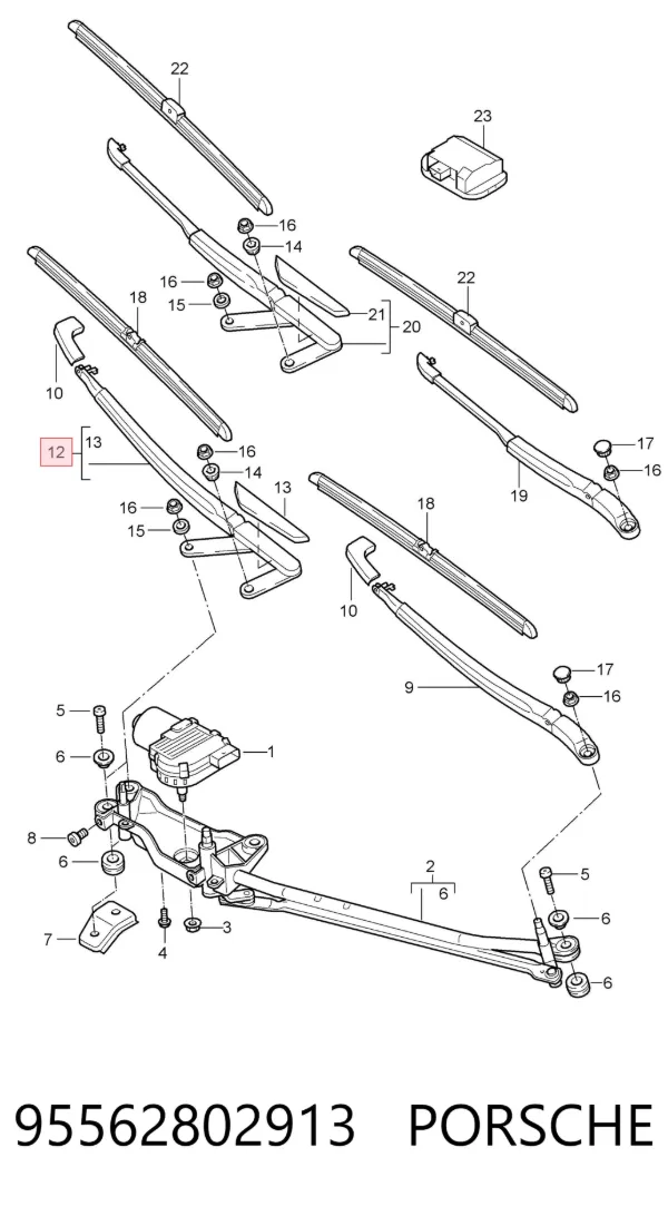  95562802913 Porsche