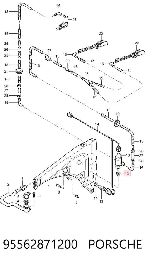  95562871200 Porsche
