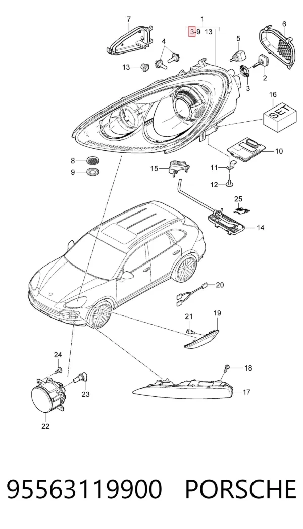  95563119900 Porsche