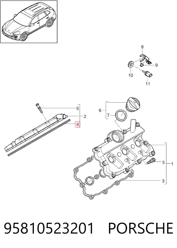  95810523201 Porsche