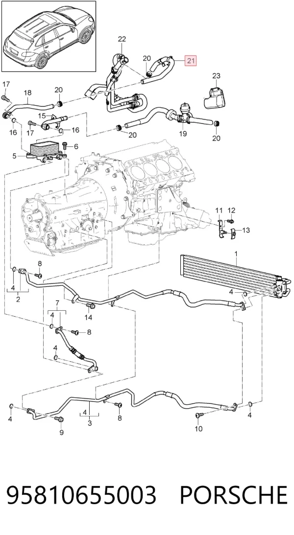  95810655003 Porsche