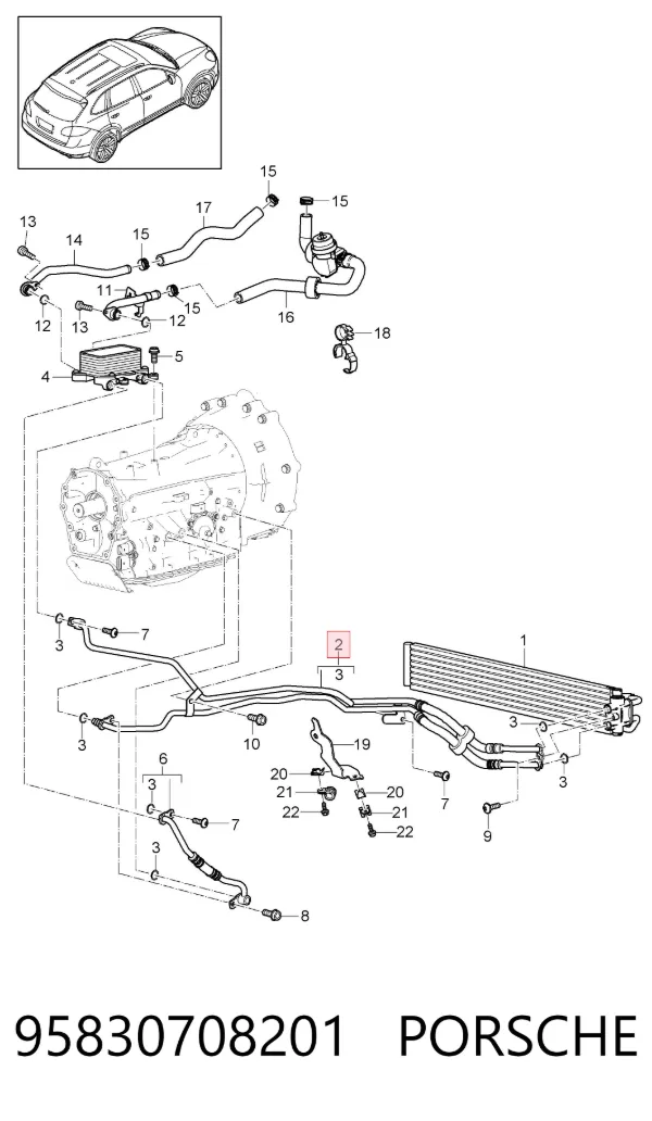  95830708201 Porsche
