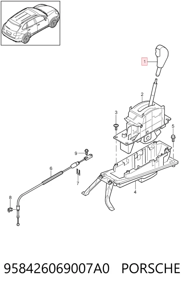  958426069007A0 Porsche