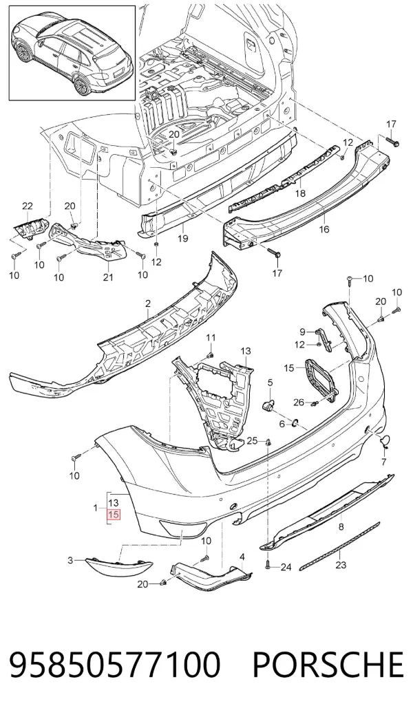  95850577100 Porsche