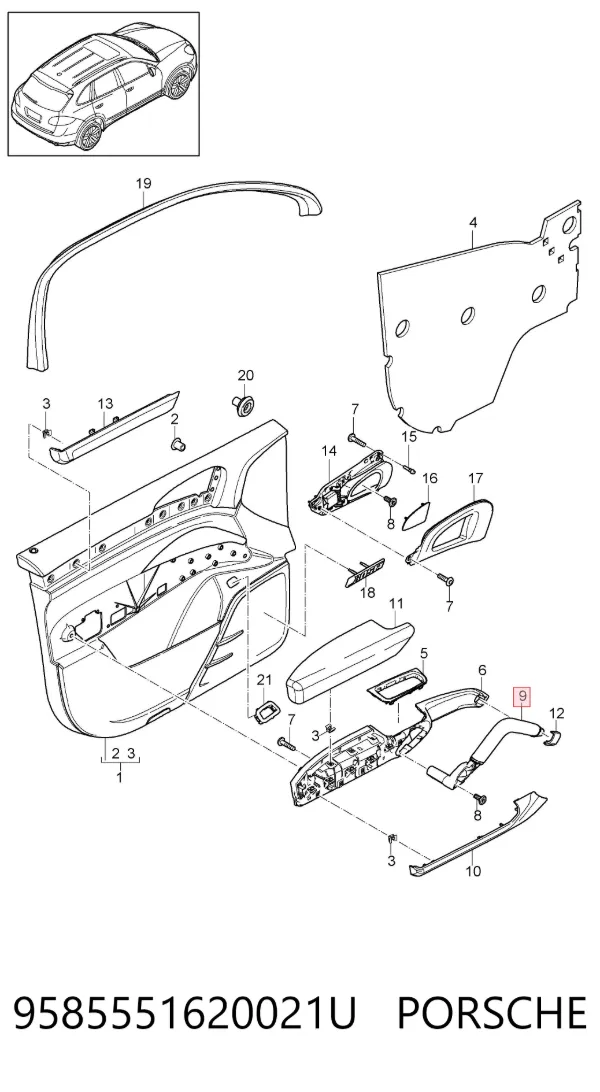  9585551620021U Porsche