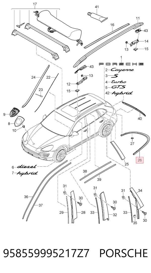  958559995217Z7 Porsche