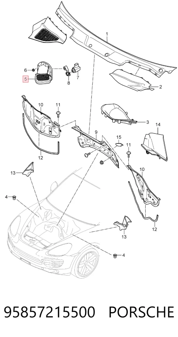  95857215500 Porsche