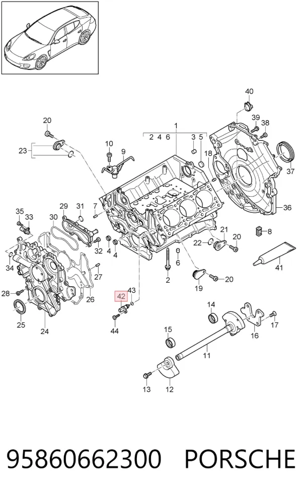  95860662300 Porsche