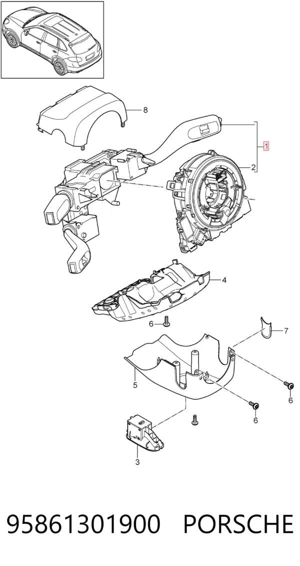  95861301900 Porsche