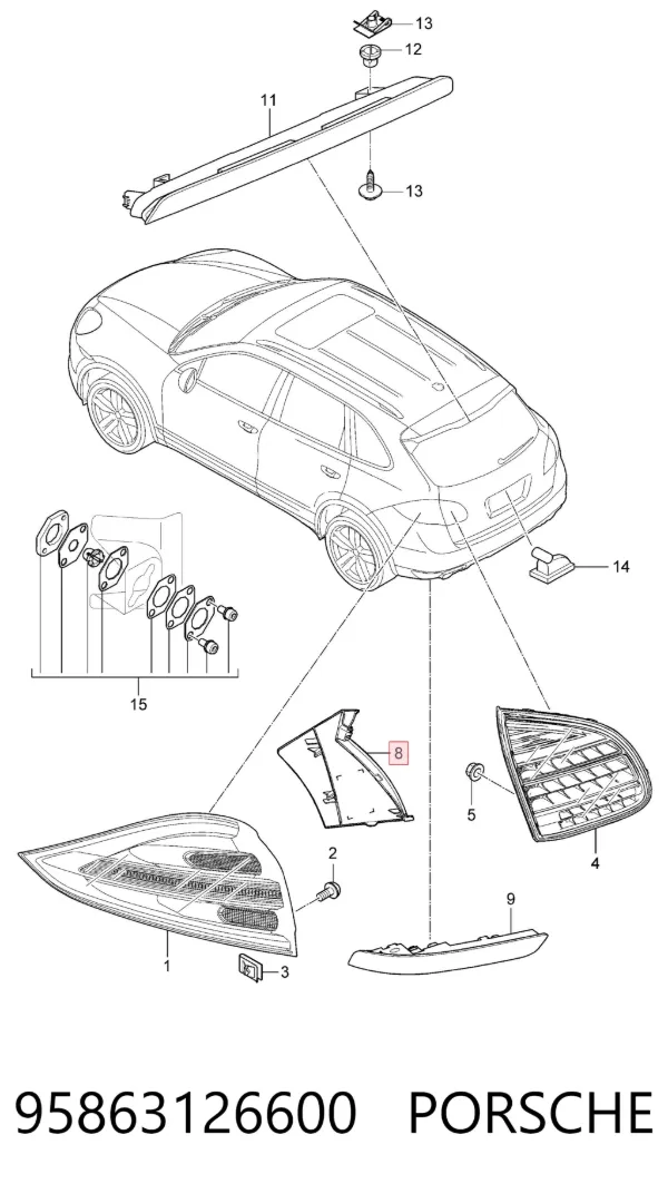  95863126600 Porsche