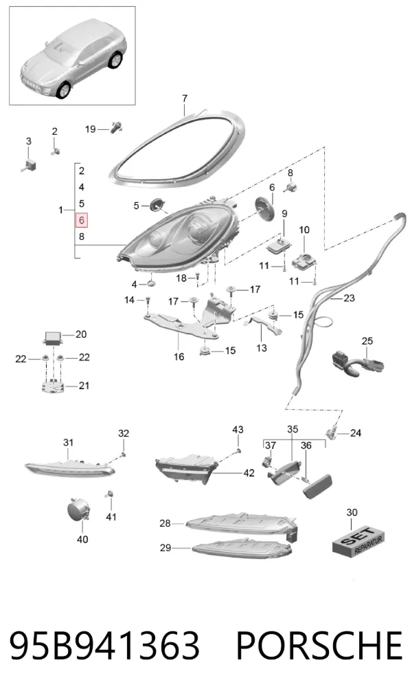  95B941363 VAG