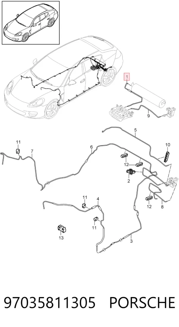  97035811305 Porsche