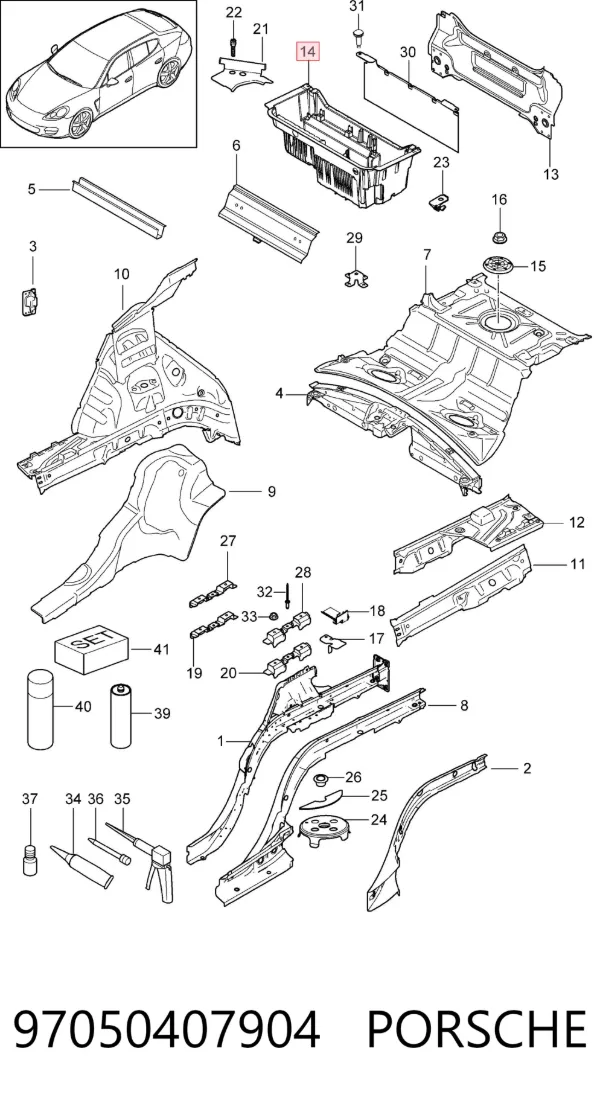  97050407904 Porsche