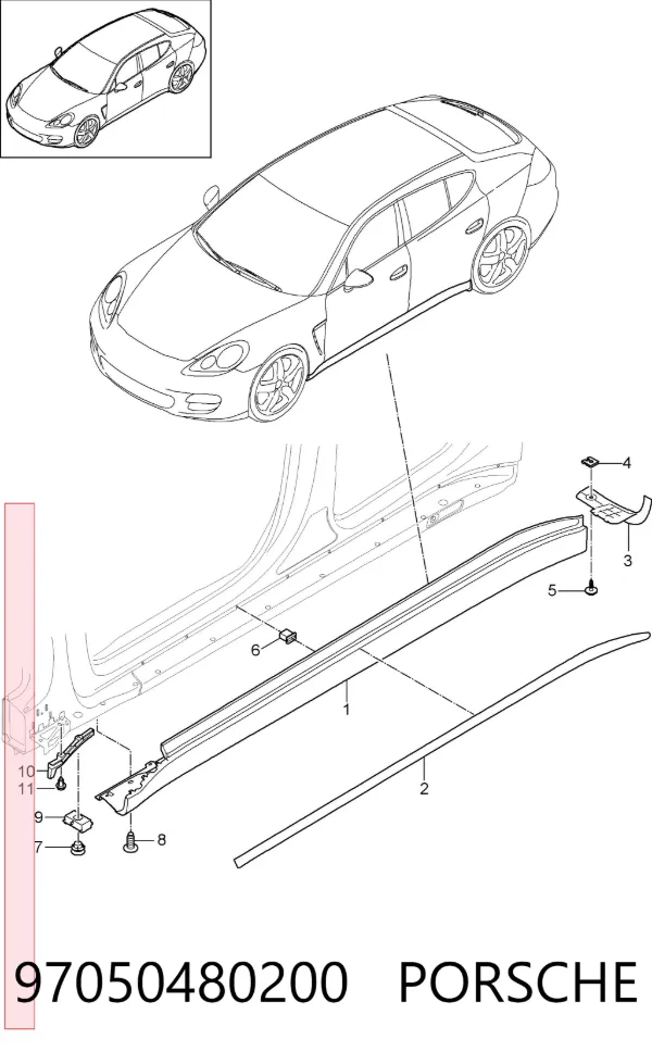  97050480200 Porsche