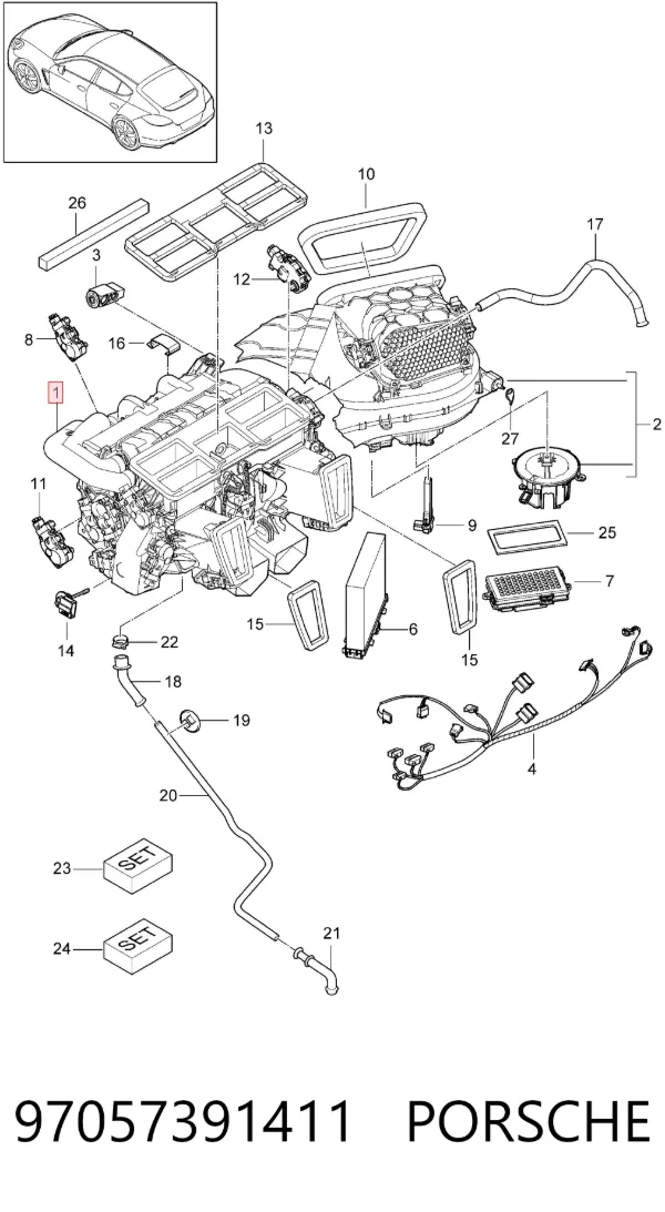  97057391411 Porsche