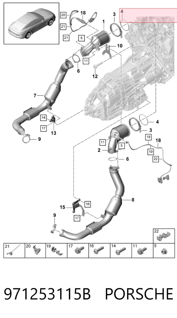  971253115B Porsche