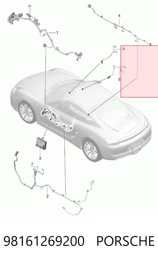  98161269200 Porsche