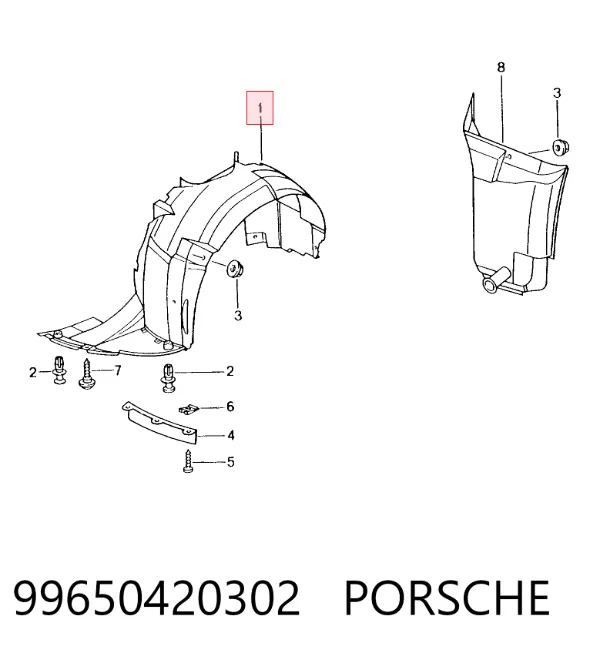 99650420302 Porsche
