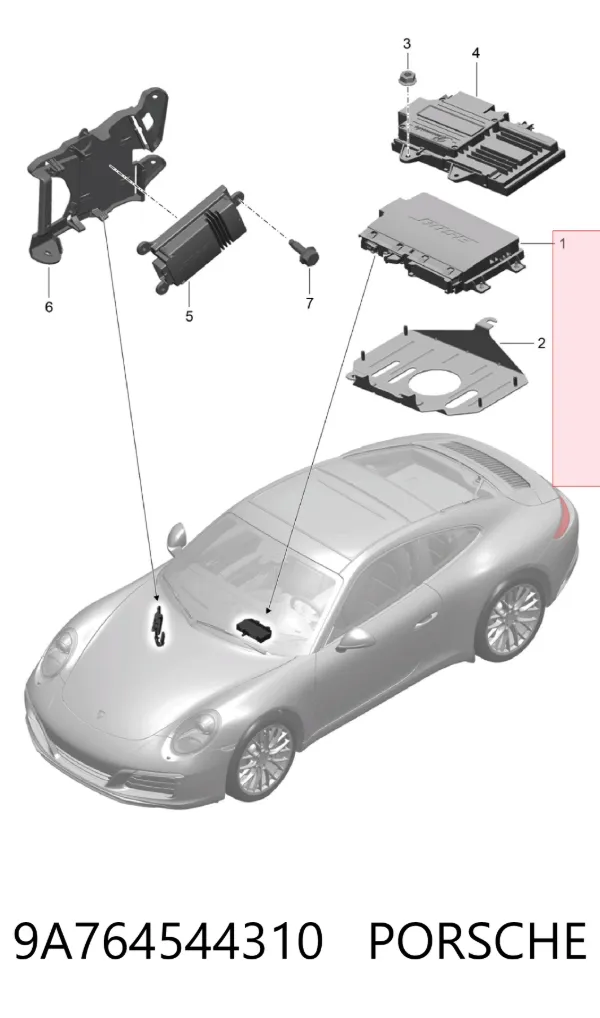  9A764544310 Porsche
