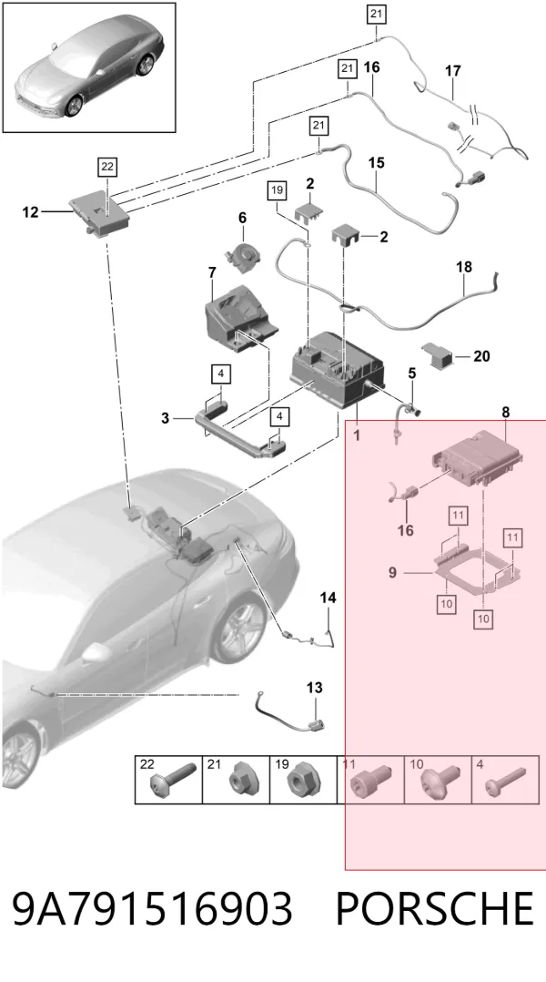  9A791516903 Porsche