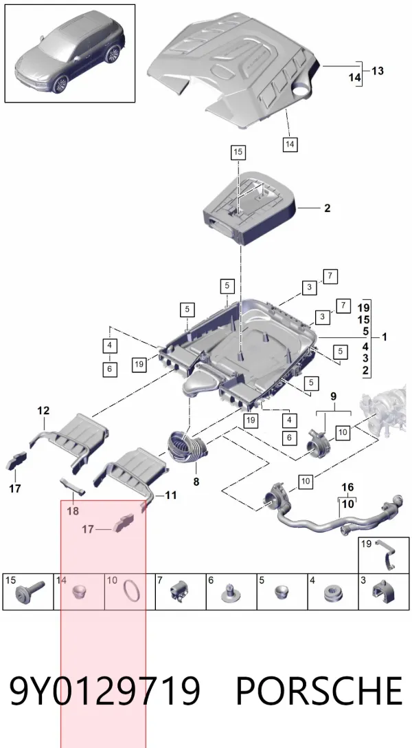  9Y0129719 Porsche