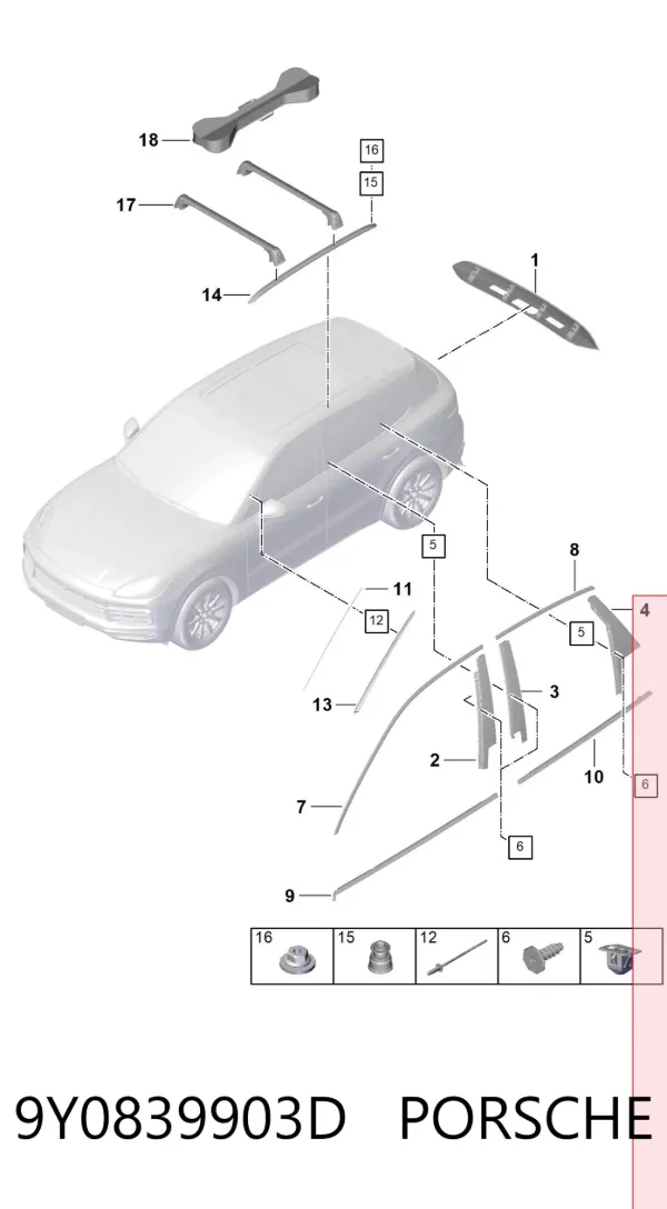  9Y0839903D Porsche