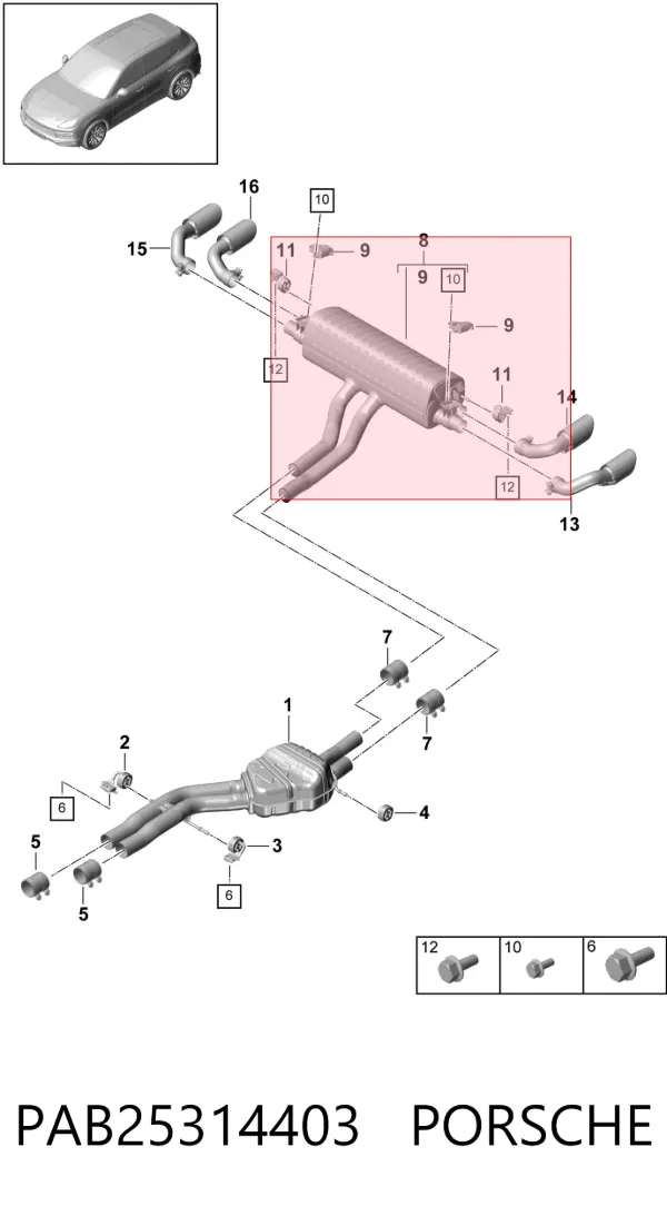  PAB25314403 Porsche