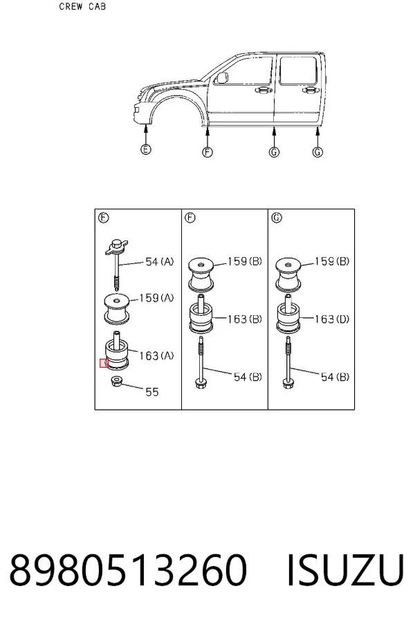  8980513260 Isuzu