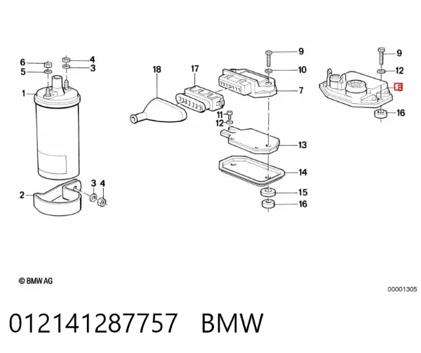 Модуль запалювання, комутатор 012141287757 BMW