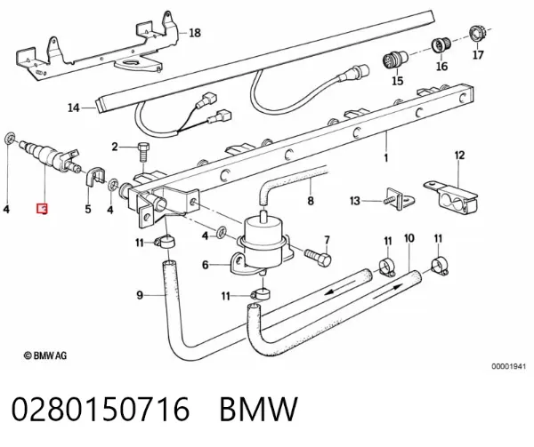 Паливні форсунки BMW 3 E30