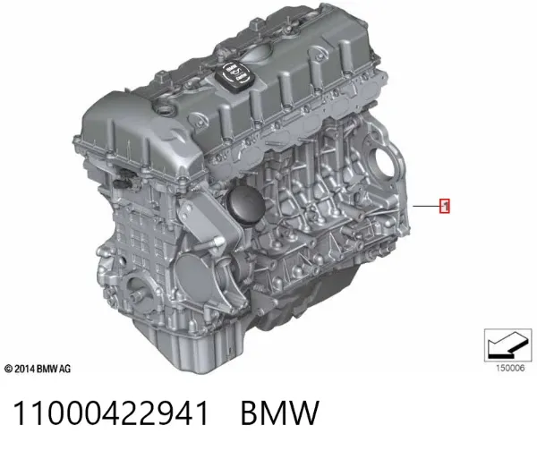 Двигун 11000422941 BMW