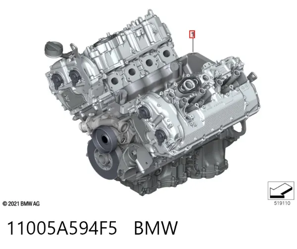 Двигун 11005A594F5 BMW
