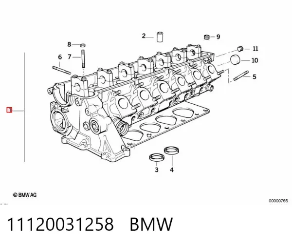 ГБЦ 11120031258 BMW